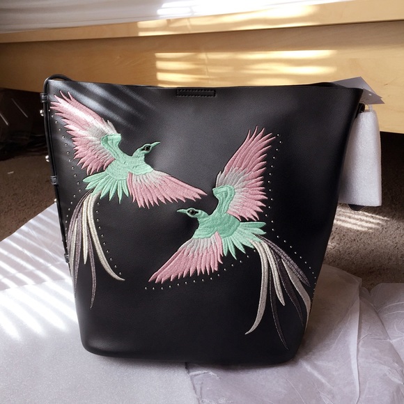 LAST ONE! NWT Topshop Rebecca Faux Leather Bag - Picture 8 of 8